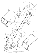 Part Location Diagram of 7600107YP Briggs and Stratton Assembly, 22" Grass Catcher